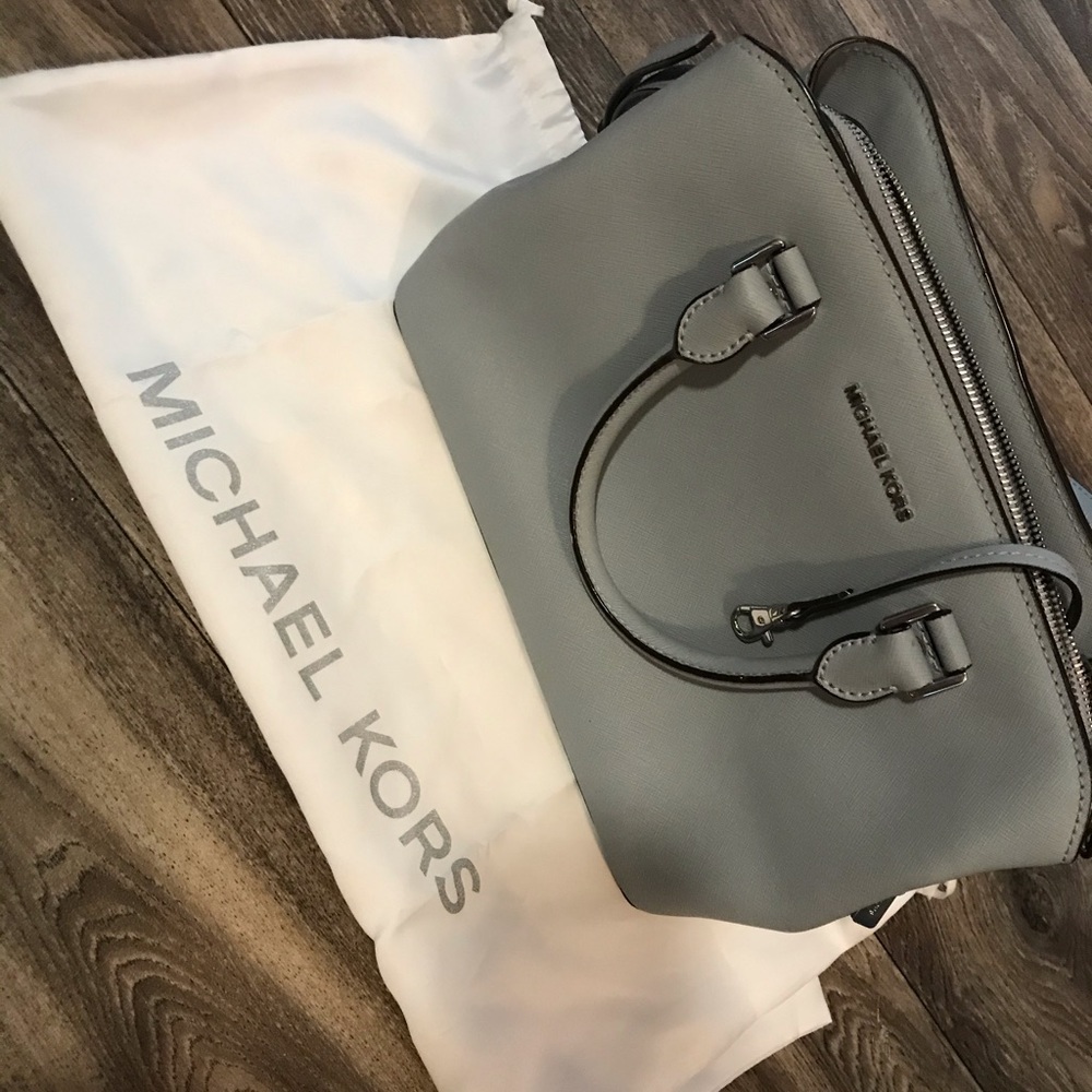 Michael Kors satchel baby blue
